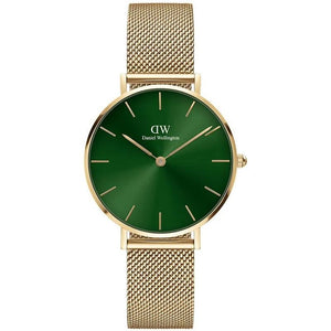 Orologio DW Petite Emerald DW00100480 gold 32 mm-2b Gioielli