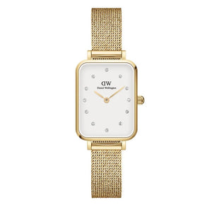 Orologio DW Quadro Lumine Pressed Evergold DW00100599 donna 20x26 mm-2b Gioielli