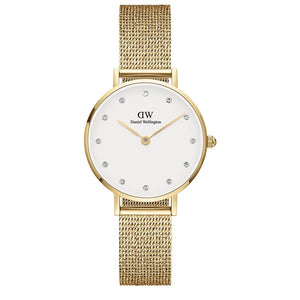 Orologio DW Petite Lumine Pressed Evergold DW00100604 donna 28 mm-2b Gioielli