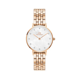 Orologio DW Petite Lumine 5-Link Melrose DW00100613 donna 28 mm-2b Gioielli
