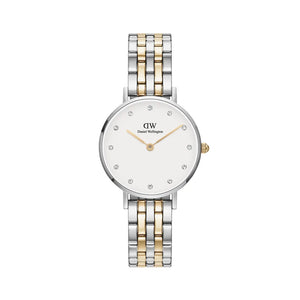 Orologio DW Petite Lumine 5-Link Two-Tone DW00100616 donna 28 mm-2b Gioielli