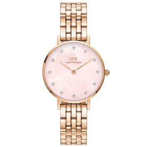 Orologio DW Petite Lumine 5-Link Melrose DW00100617 donna 28 mm-2b Gioielli