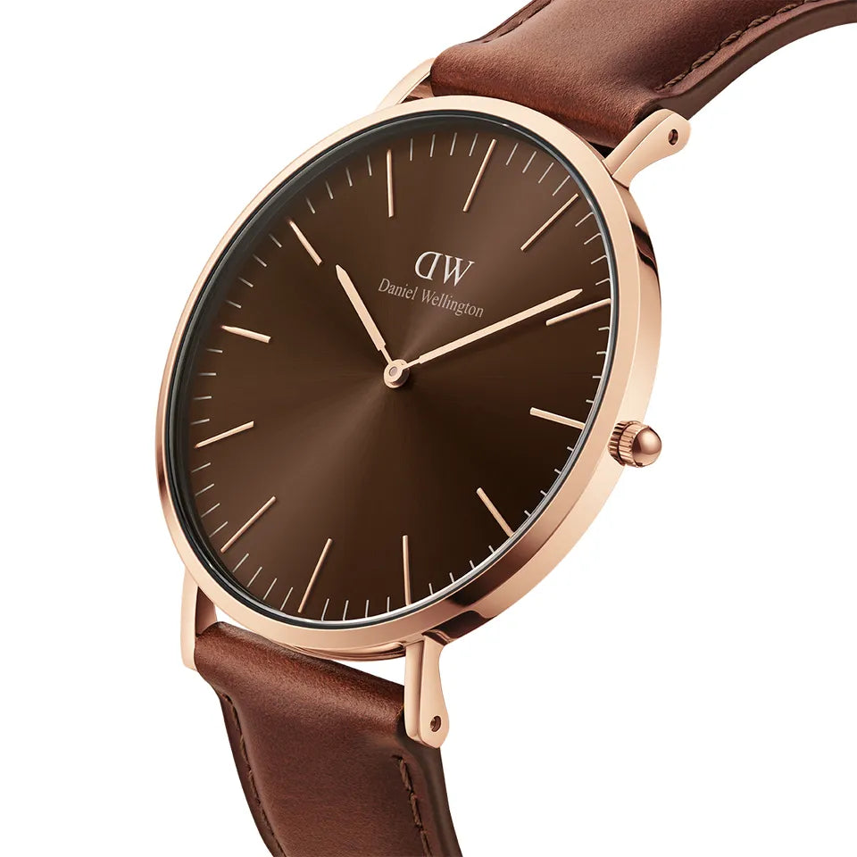 Orologio DW Classic St. Mawes Amber DW00100627 uomo 40 mm-2b Gioielli
