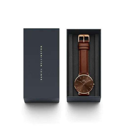 Orologio DW Classic St. Mawes Amber DW00100627 uomo 40 mm-2b Gioielli