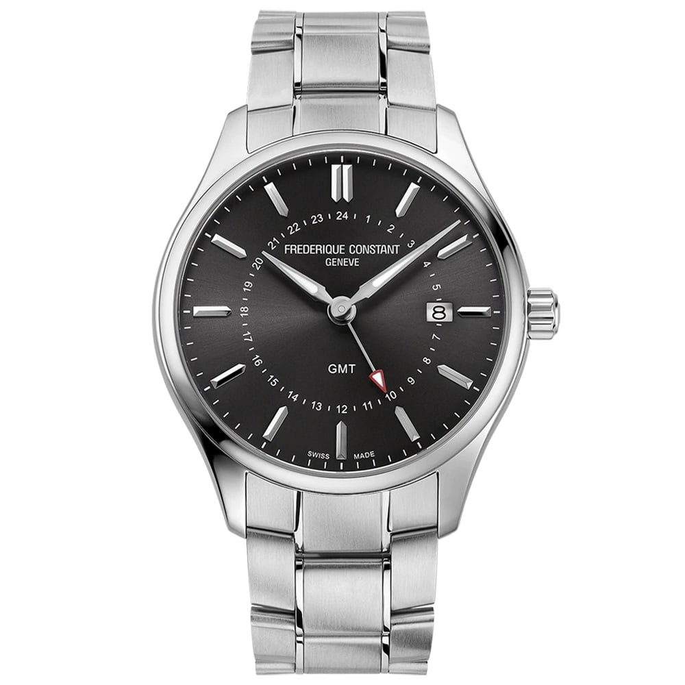 Orologio Frederique Constant Classics GMT FC-252DGS5B6B uomo 40 mm-2b Gioielli