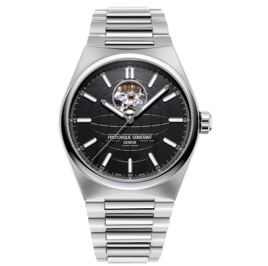Orologio Frederique Constant Highlife Heart Beat FC-310B4NH6B automatico uomo 41 mm con doppio cinturino-2b Gioielli