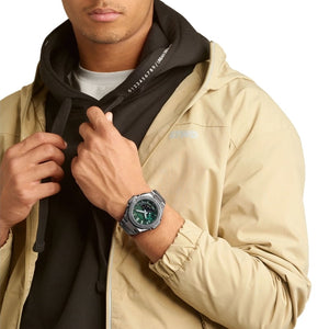 Orologio Casio G-Shock G-Steel GST-B500AD-3AER solare verde uomo-2b Gioielli