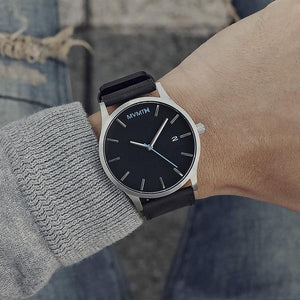 Orologio MVMT Classic Black Silver MM01-BSL uomo 45mm-2b Gioielli