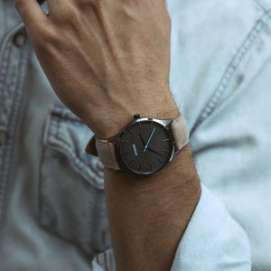 Orologio MVMT 40 Series Gunmetal Sandstone MT01-GML uomo 40mm-2b Gioielli