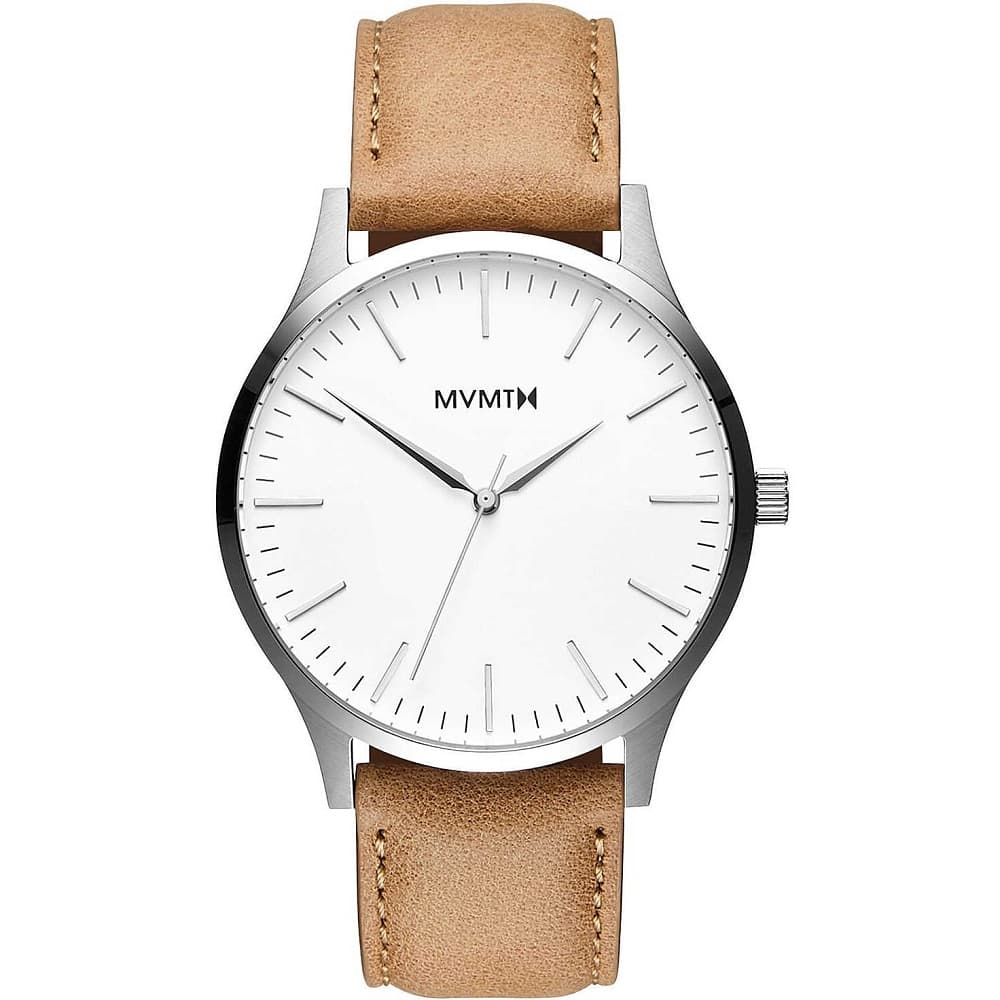 Orologio MVMT 40 Series White Caramel MT01-WT uomo 40mm-2b Gioielli