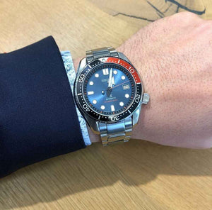 Orologio Seiko Prospex Diver Twilight Blue SPB097J1 automatico con cinturino di ricambio Limited Edition-2b Gioielli