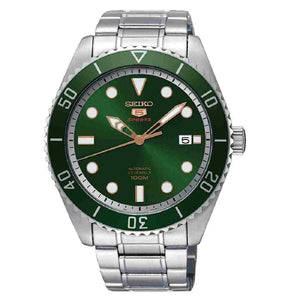 Orologio Seiko 5 SRPB93K1 automatico verde-2b Gioielli