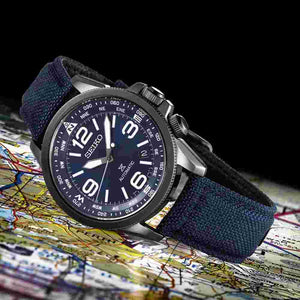Orologio Seiko Prospex Terra SRPC31K1 blu bussola automatico-2b Gioielli