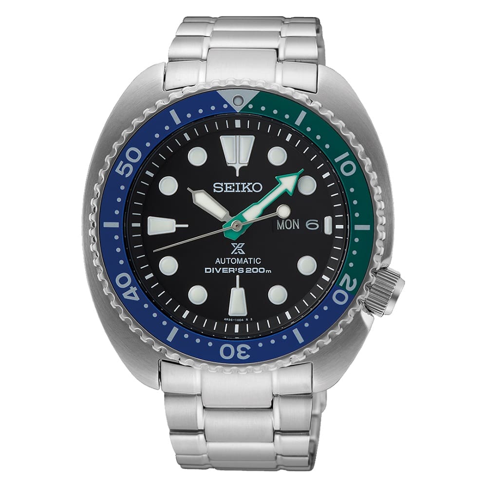 Orologio Seiko Prospex Turtle SRPJ35K1 Tropical Lagoon Special Edition automatico uomo 45 mm-2b Gioielli
