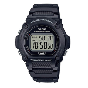 Orologio Casio Collection W-219H-1AVEF nero uomo 47 mm-2b Gioielli