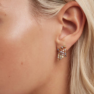 Orecchini PdPaola AR01-293-U Five Willow in argento 925 placcato oro 18 Kt-2b Gioielli