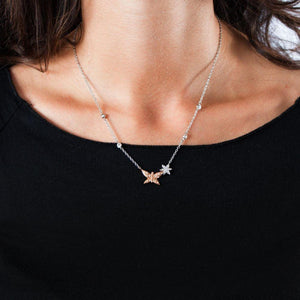 Collana Morellato Natura SAHL03 donna farfalla argento-2b Gioielli