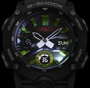 Orologio Casio G-Shock Gorillaz GA-2000GZ-3AER Limited Edition con cinturino di ricambio-2b Gioielli