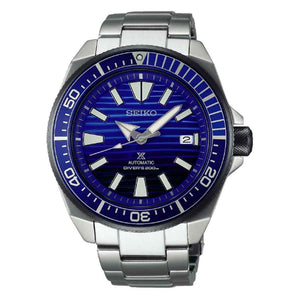 Orologio Seiko PROSPEX SAMURAI Save the Ocean automatico blu SRPC93K1-2b Gioielli