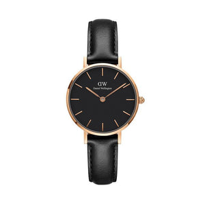 Orologio DW Classic Petite Sheffield 28mm nero rose gold DW00100224-2b Gioielli