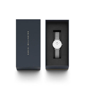 Orologio DW Classic Petite Sterling 28mm bianco DW00100220-2b Gioielli