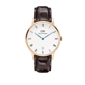 Orologio DW Dapper York 34mm bianco rose gold DW00100093-2b Gioielli