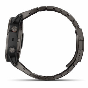 Orologio Garmin Fenix 5X Plus Sapphire Titanium DLC Carbon Gray 51mm 010-01989-05-2b Gioielli
