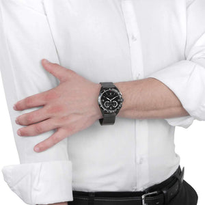 Orologio Maserati Traguardo 45mm R8873612031 chrono pvd mesh-2b Gioielli