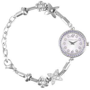 Orologio Morellato Drops R0153122519 donna 26mm lilla fiori-2b Gioielli
