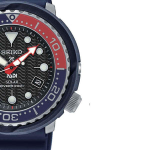 Orologio Seiko PROSPEX PADI TUNA SOLAR Diver pepsi SNE499P1-2b Gioielli
