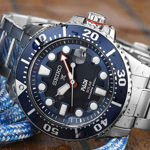 Orologio Seiko Prospex PADI solare SNE435P1 blu-2b Gioielli