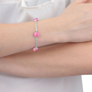 Bracciale Morellato Gemma SAKK65 donna rosa argento-2b Gioielli