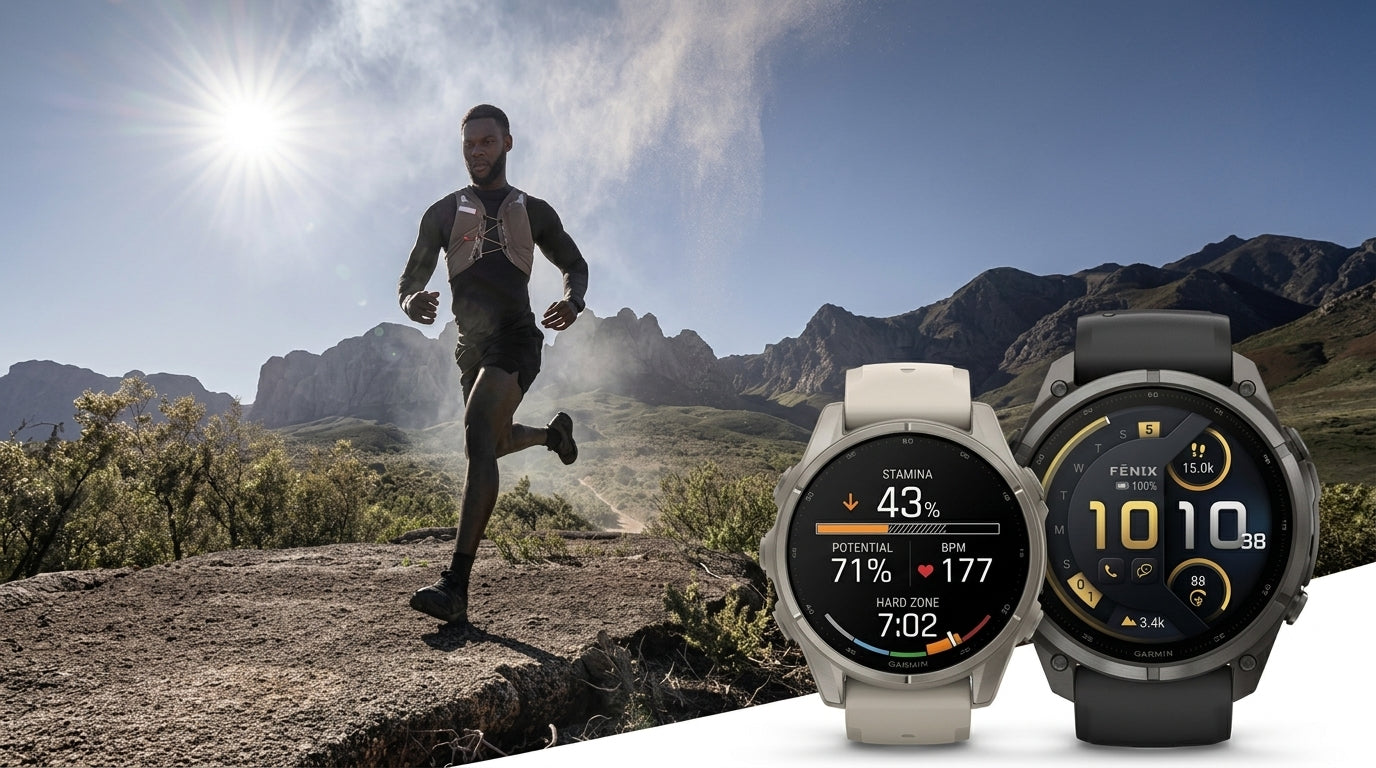 Garmin fēnix 9 e fēnix 9 Pro durante attività outdoor