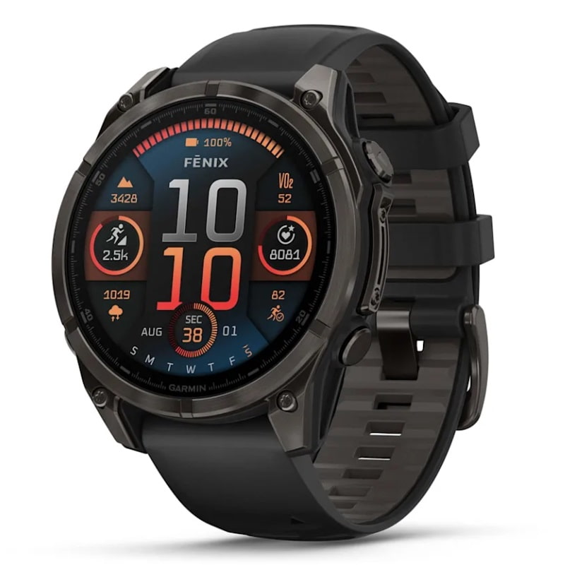 Garmin Fenix 8 010-02904-21 Titanio Sapphire Amoled 47 mm-2b Gioielli