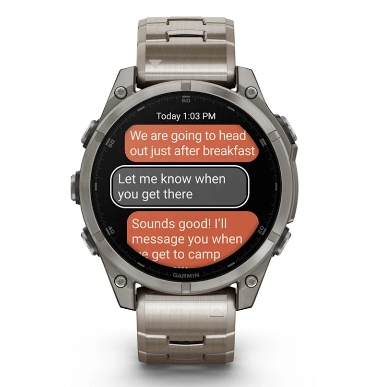 Garmin Fenix 8 010-02904-40 Titanio Sapphire Amoled 47 mm-2b Gioielli