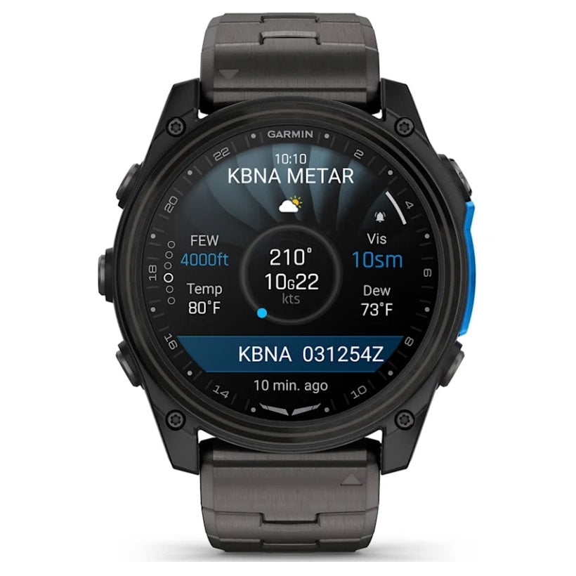 Orologio Garmin D2 Mach 2 010-02905-31 Carbon Grey Titanium 51 mm-2b Gioielli