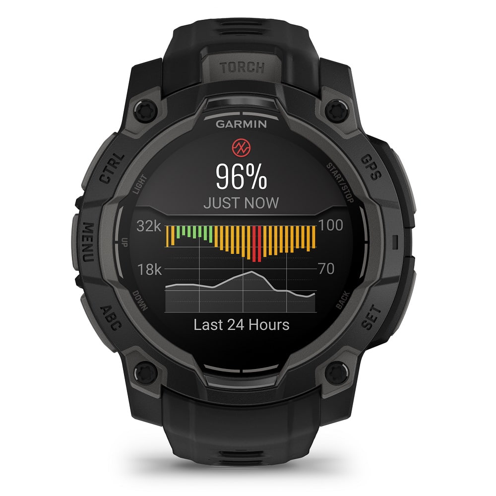 Orologio Garmin Instinct 3 AMOLED Black 010-02936-00 45 mm-2b Gioielli