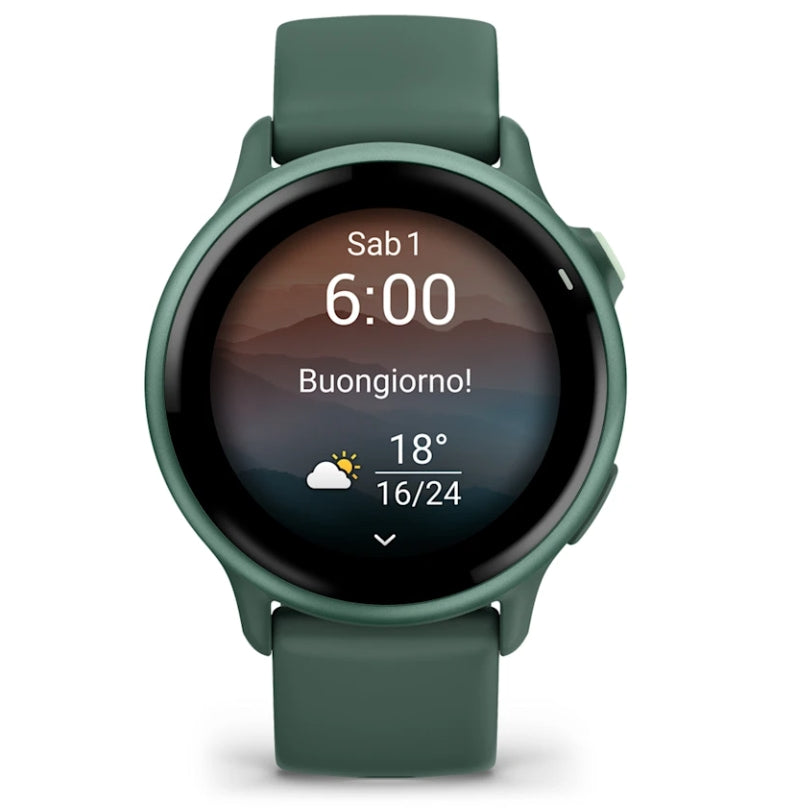 Orologio Garmin Vivoactive 6 010-02985-02 Metallic Jasper Green 42 mm-2b Gioielli