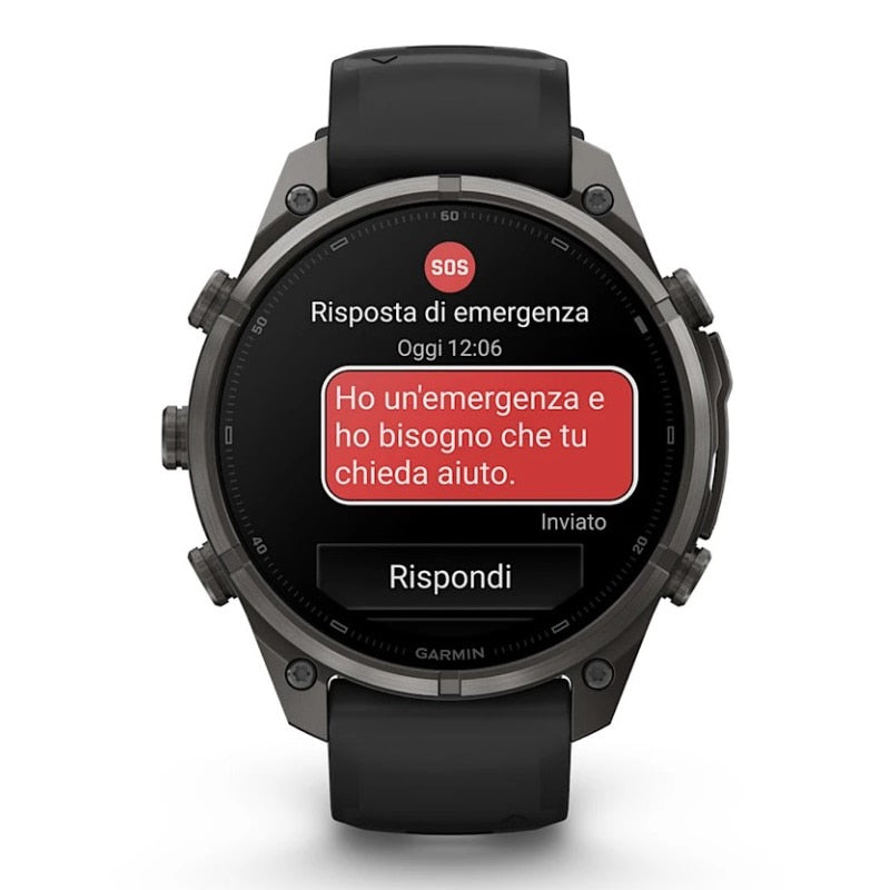 Garmin fenix 9 Pro inReach 47 mm AMOLED Titanio 010-04336-11-2b Gioielli
