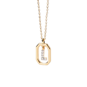 Collana PdPaola Lettera L Mini CO01-523-U argento donna-2b Gioielli