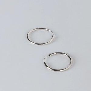 Orecchini Stroili Toujours oro bianco 375 donna 15 mm-2b Gioielli