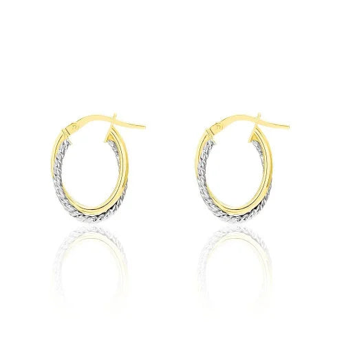 Orecchini Stroili Toujours Oro Bicolore 375 donna-2b Gioielli
