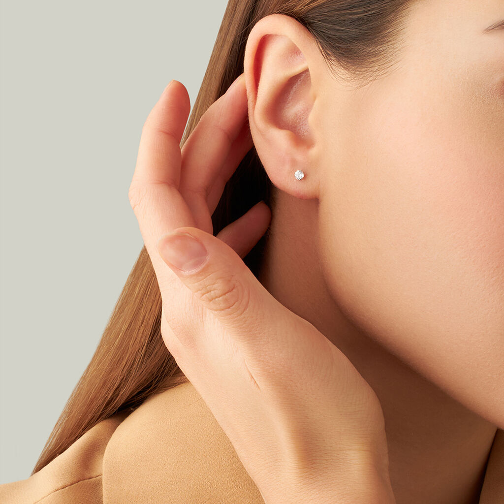 Orecchini Stroili Bon Ton oro bianco 375 donna-2b Gioielli