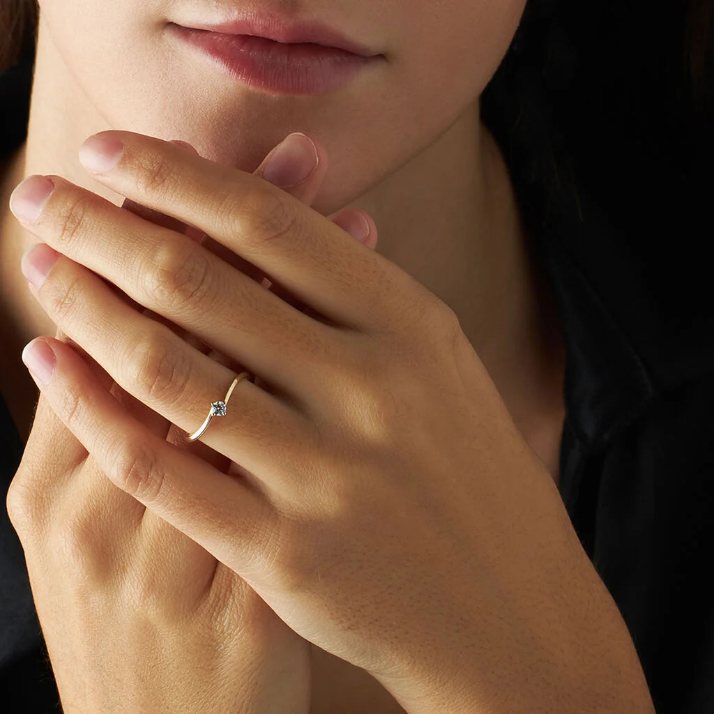 Anello Stroili Claire Oro Giallo 375 donna misura 14-2b Gioielli