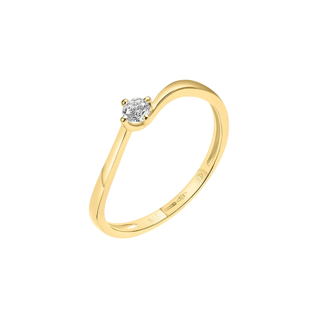 Anello Stroili Claire Oro Giallo 375 donna misura 14-2b Gioielli