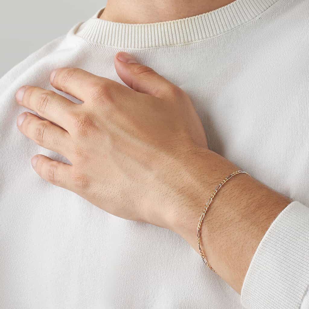 Bracciale Stroili L'homme Or Oro bicolore 375 uomo-2b Gioielli