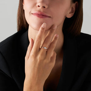 Anello Stroili Claire Oro Bianco 375 donna misura 16-2b Gioielli