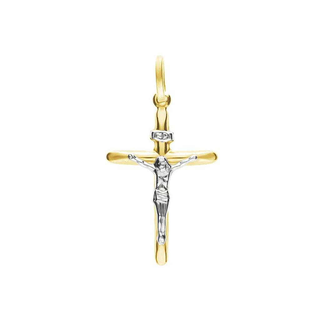 Ciondolo Stroili Holy oro bicolore 375 croce-2b Gioielli
