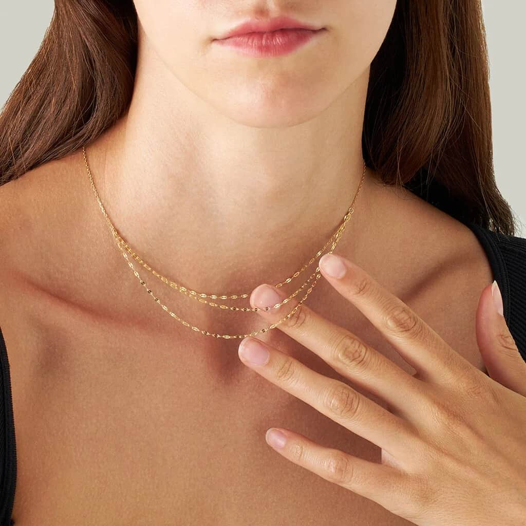 Collana Stroili Beverly oro giallo 375 donna-2b Gioielli