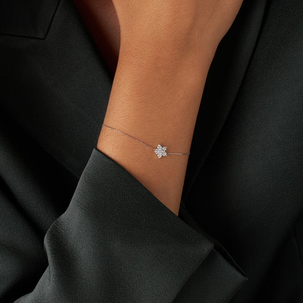 Bracciale Stroili Claire Oro Bianco 375 donna 2b Gioielli